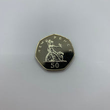 Load image into Gallery viewer, 1976 Britannia Proof 50p Coin - One Of 100,000 Minted - Collectors Fifty Pence Old Coin -UNC -PROOF
