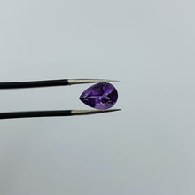 Load and play video in Gallery viewer, Exceptional 1.80ct Natural UNTREATED Bolivian Amethyst 10x7mm Pear Loose Gemstone
