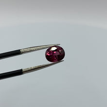 Load and play video in Gallery viewer, 0.90ct Natural African Rhodolite Garnet UNTREATED Cherry Pink Loose Gemstone
