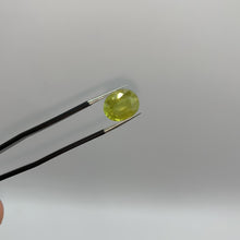 Load and play video in Gallery viewer, Big Untreated 4.41ct Yellow Sphene [Titanite] Loose Gemstone of Russia
